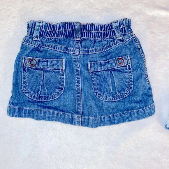 2 Denim Jean shorts/skirt - Picture 4 of 7